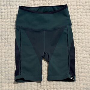 Women's Teal and Navy Athletic Shorts